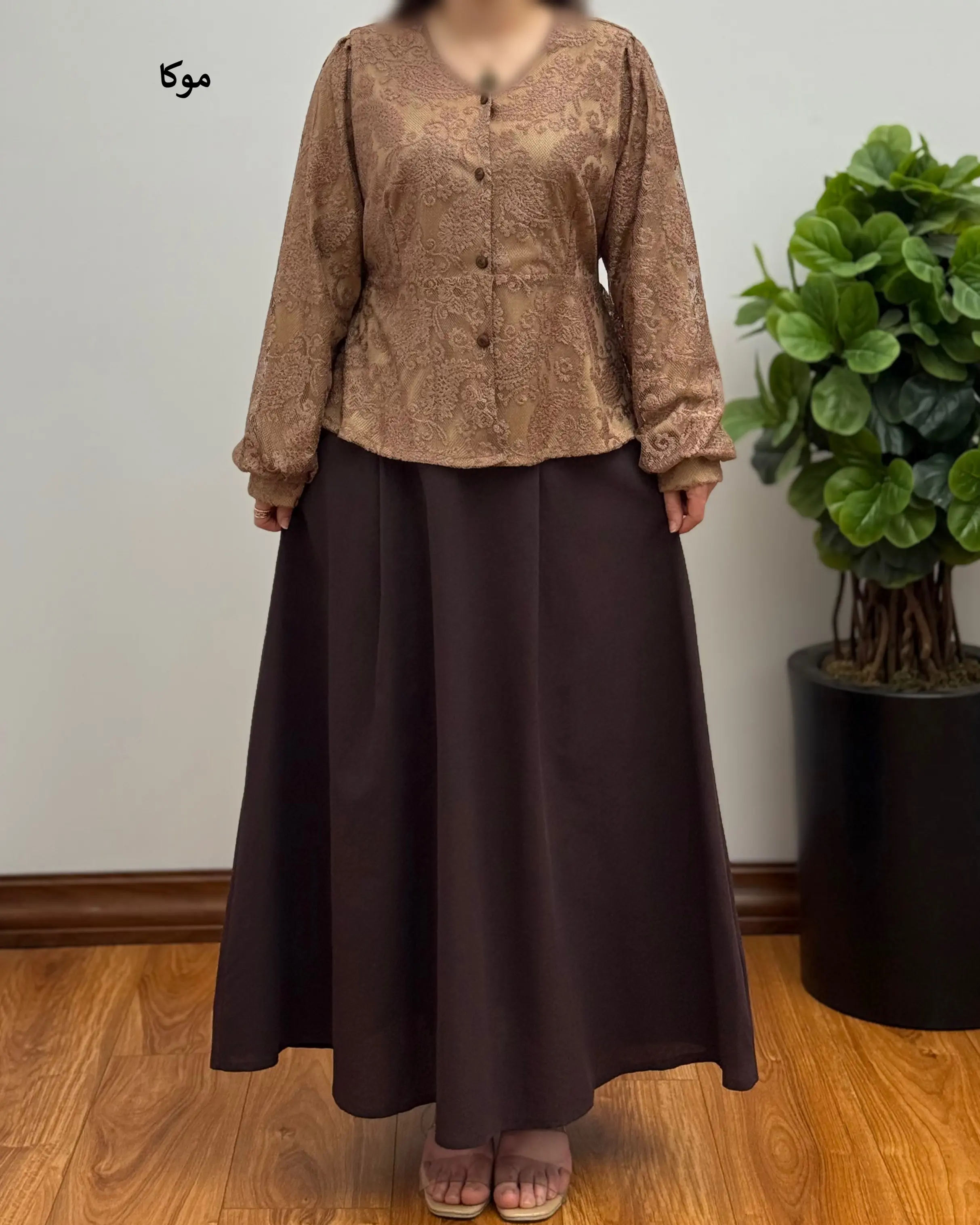 ست شومیز دامن دخترانه دانتل